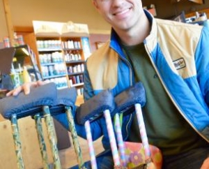 CRUTCHES FOR JOE MAUER BENEFITS