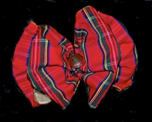 Becca Bow  Tarten w/ gold lame lining  $45