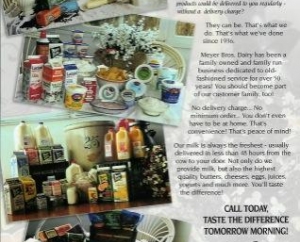 MEYER BROS. DAIRY BROCHURES