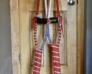 Nautical theme with silver buttons